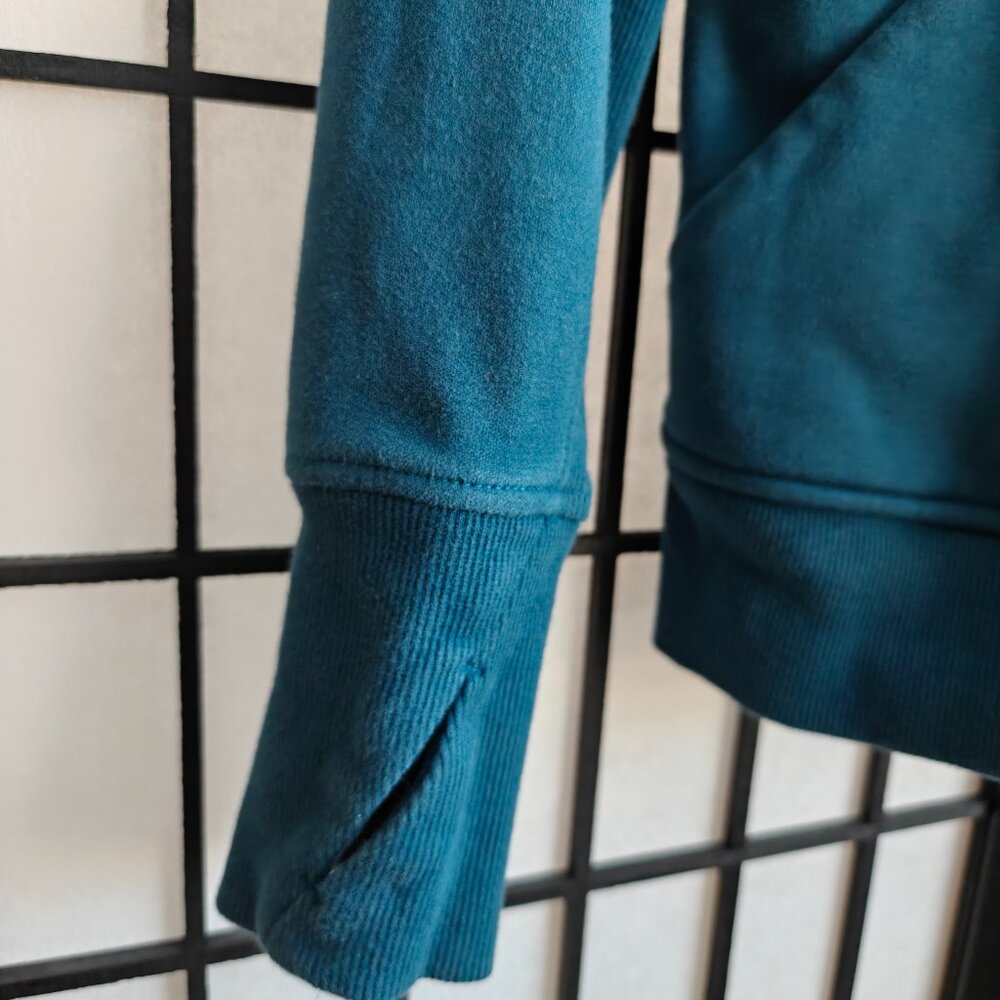 Athleta Blue Triumph Hoodie Zip Up Jacket - M - Picture 3 of 16